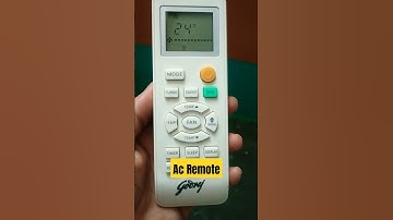 Ac Remote Control|Godrej Ac Remote ControlFunction@GodrejAppliancesGA#godrej#acremote#shorts#viral