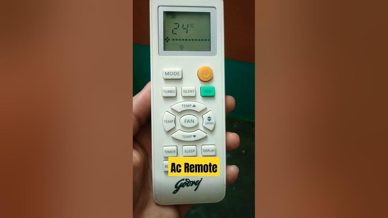 Ac Remote ControlGodrej Ac Remote ControlFunctionGodrejAppliancesGA