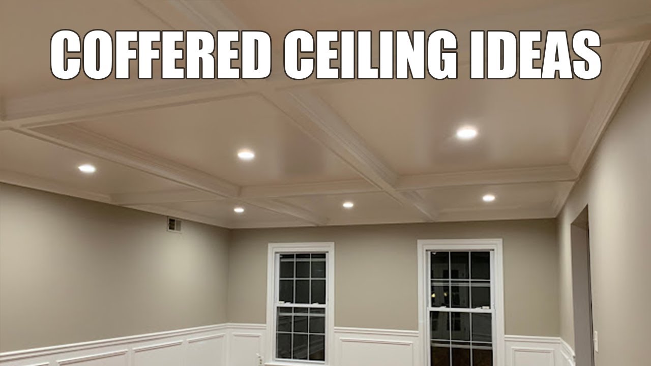 Economic coffered  ceiling ideas