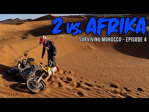 Crash in den Dünen + kein Funkkontakt 😳 | Marokko Adventure! | 2 vs. Afrika - Episode 4
