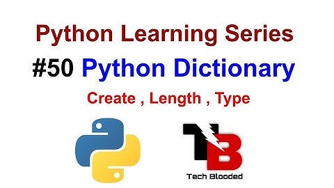 #50 Introduction To Python Dictionary | Create Python Dictionaries | Key And Value In Dictionaries