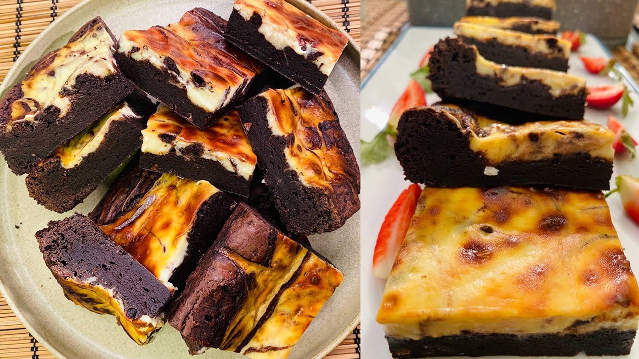 طريقة عمل براونيز تشيز كيك | المطعم مع الشيف محمد حامد