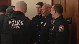 Nassau legislators approve bill to let police sue protesters who harass, injure them