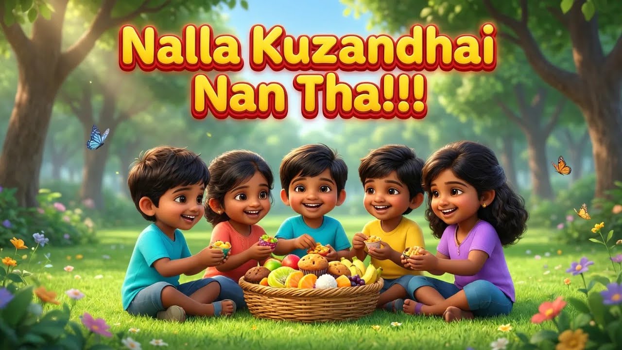 👶 நல்ல குழந்தை நான் தான் | Tamil Kids Song | Moral Song for Children