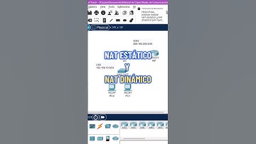 🚀 Como configurar una NAT ESTÁTICA y una NAT DINÁMICA en CISCO PACKET TRACER 🌐💻