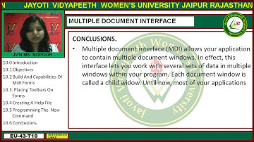 Jayoti Vidyapeeth - Faculty of Engineering and Technology - MDI Form