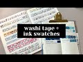 Washi and ink exchange  the coffeemonsterzco washi tapes and wearingeul inks