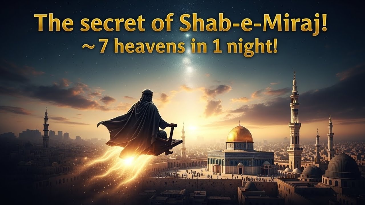 شبِ معراج کا مکمل واقعہ | Isra aur Miraj Full Story | From Makkah to Sidrat-ul-Muntaha