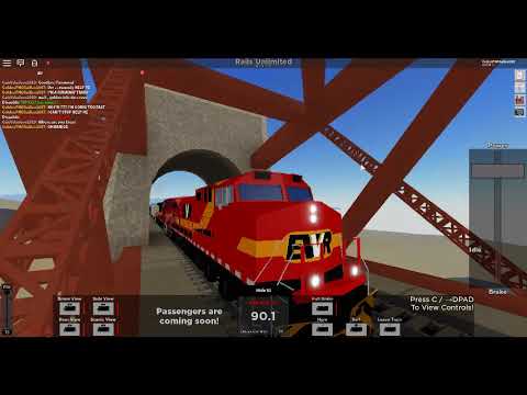 Roblox Rails Unlimited Remastered First Run With Awvr 777 767 The Runaway Train Youtube - roblox rails unlimited awvr 777 unstoppable scene at