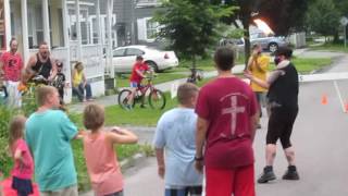 Fire Spinning 1 with Georgi Jones - The Ramble 2015 | Burlington, VT - 2015,07,25