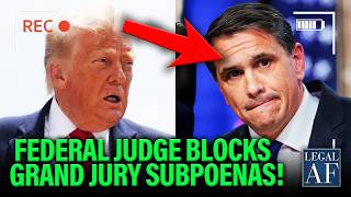 Trump DOJ UTTERLY REBUKED as Subpoenas GET TOSSED!!!