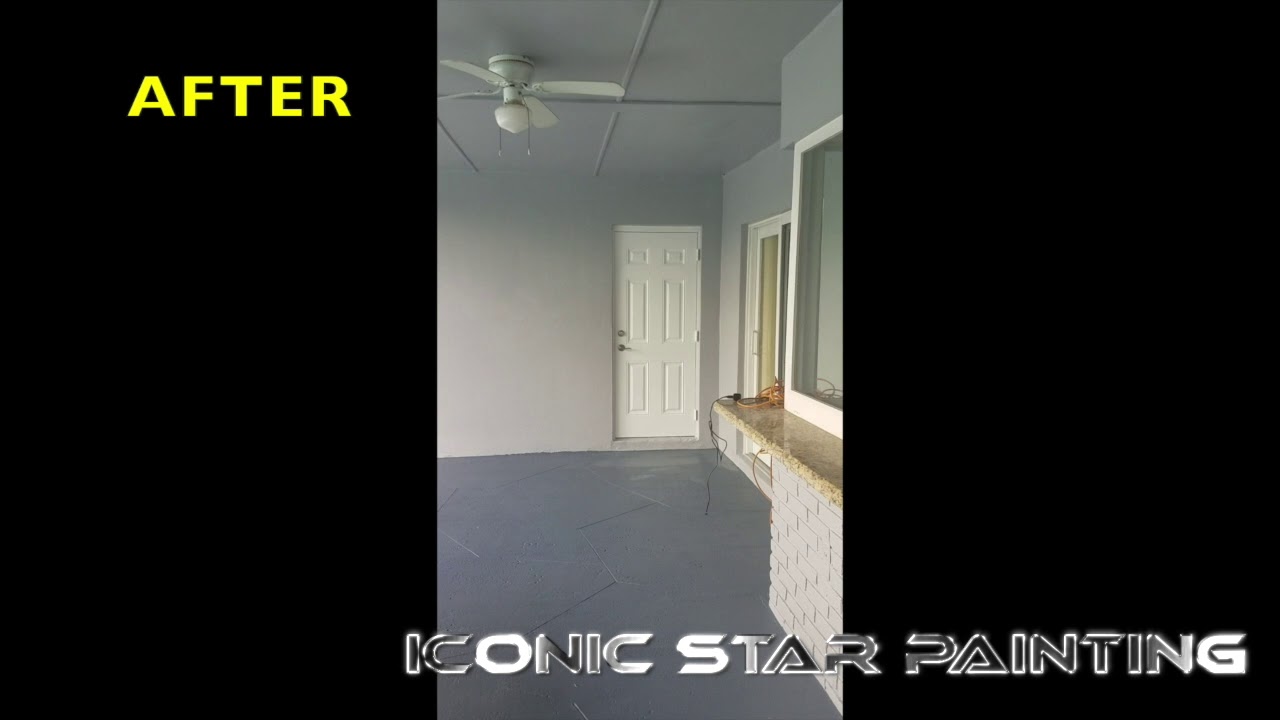 Iconic Star Painting Pool Deck YouTube