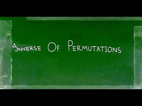 Inverse of Permutations