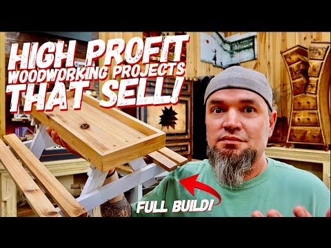 5 More Woodworking Projects That Sell - Low Cost High Profit - Make Money Woodworking (Episode 10)