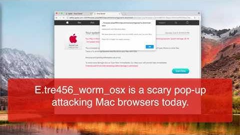 E.tre456_worm_osx Virus Found scam on Mac (removal video).