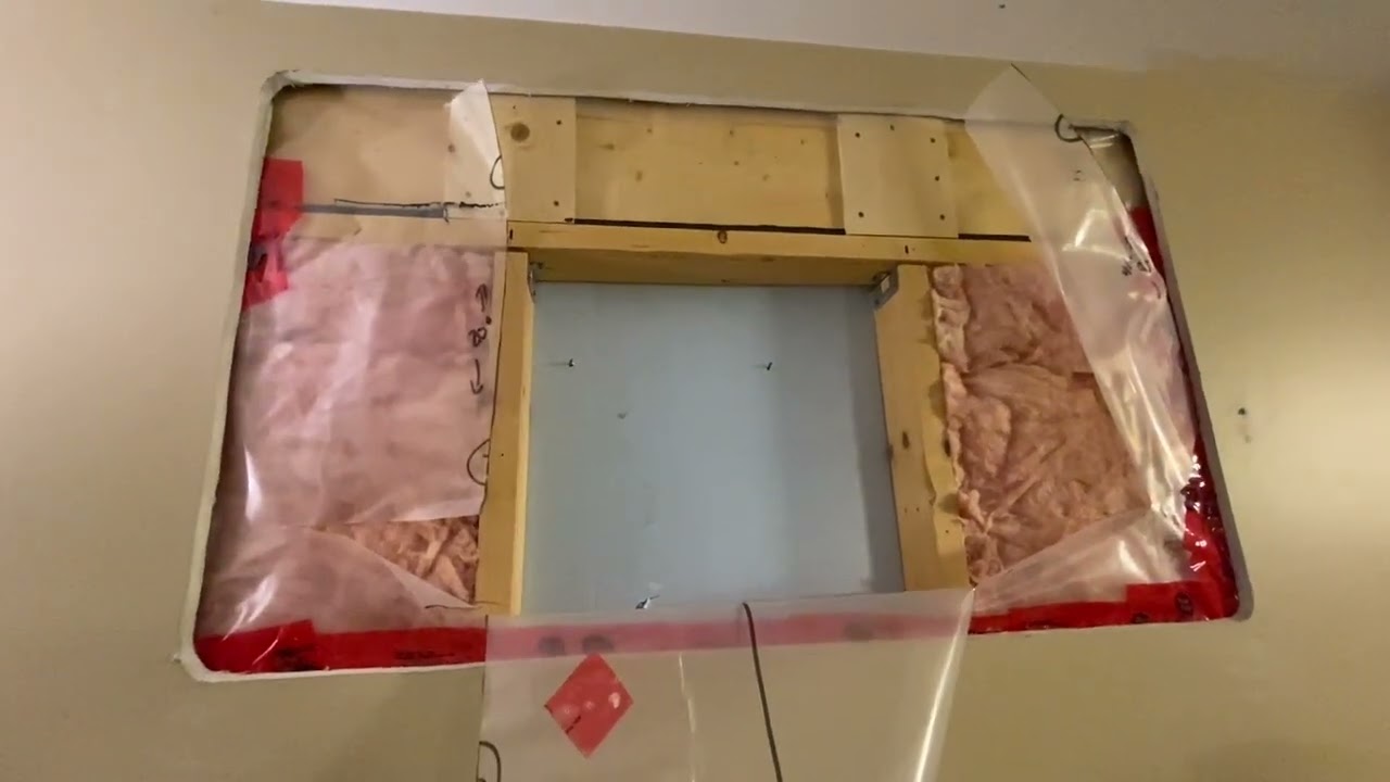 When the wall above the fireplace has no studs