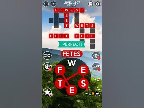 Wordscapes Level 1807 | Answers - YouTube