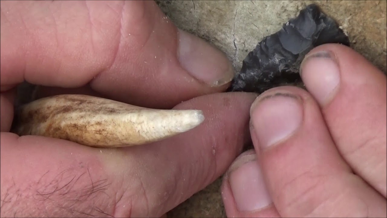 how to make a primitive arrowhead part 2