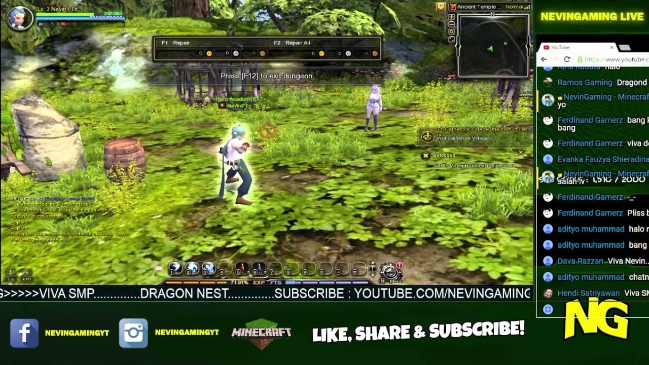 LIVE STREAMING #3 | DRAGON NEST #1