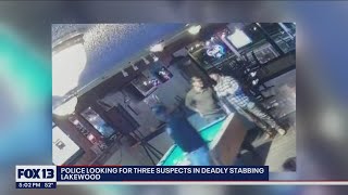 Police Looking For Three Suspects In Deadly Stabbing | FOX 13 Seattle Police Looking For Three Suspects In Deadly Stabbing | FOX 13 Seattle
