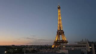 Sunset on the Eiffel Tower (Timelapse) - Filmed 7-28-26