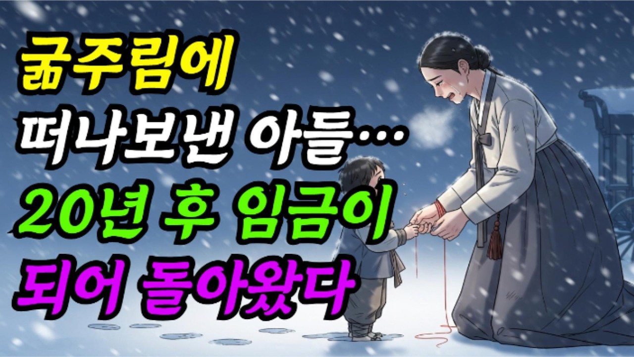 굶주림에 떠나보낸 아들… 20년 후 임금이 되어 돌아왔다    #옛날이야기 #옛날이야기 #설화 #시니어사연 #시니어이야기 #잠안올때