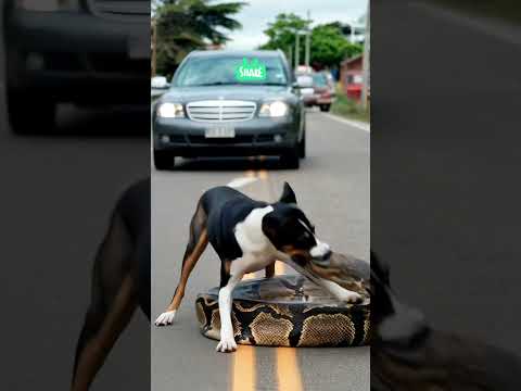 Terrifying Moment: Dog