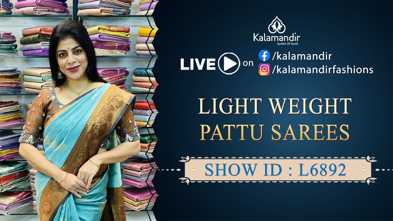Light Weight Pattu Sarees - Weavers Price | WhatsApp Number 9852 9852 99 | Kalamandir LIVE