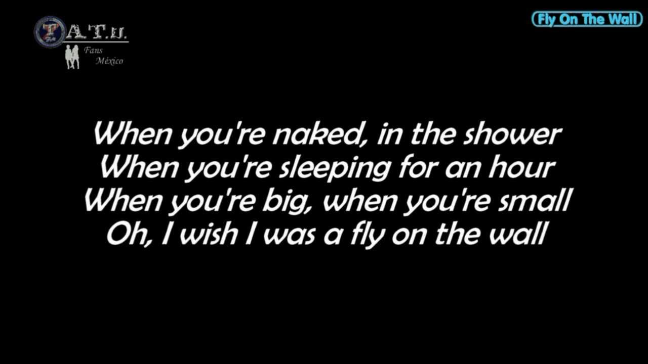 Fly On The Wall - t.A.T.u. | Instrumental + Letra | HD