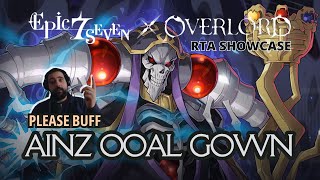 OVERLORD COLAB! Ainz Ooal Gown RTA Showcase [Epic seven]