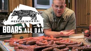 #OrganicPork Links, How to Make Wild Hog Sausage - Part 2 of 2