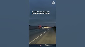 Plane crashes on top of car on Florida