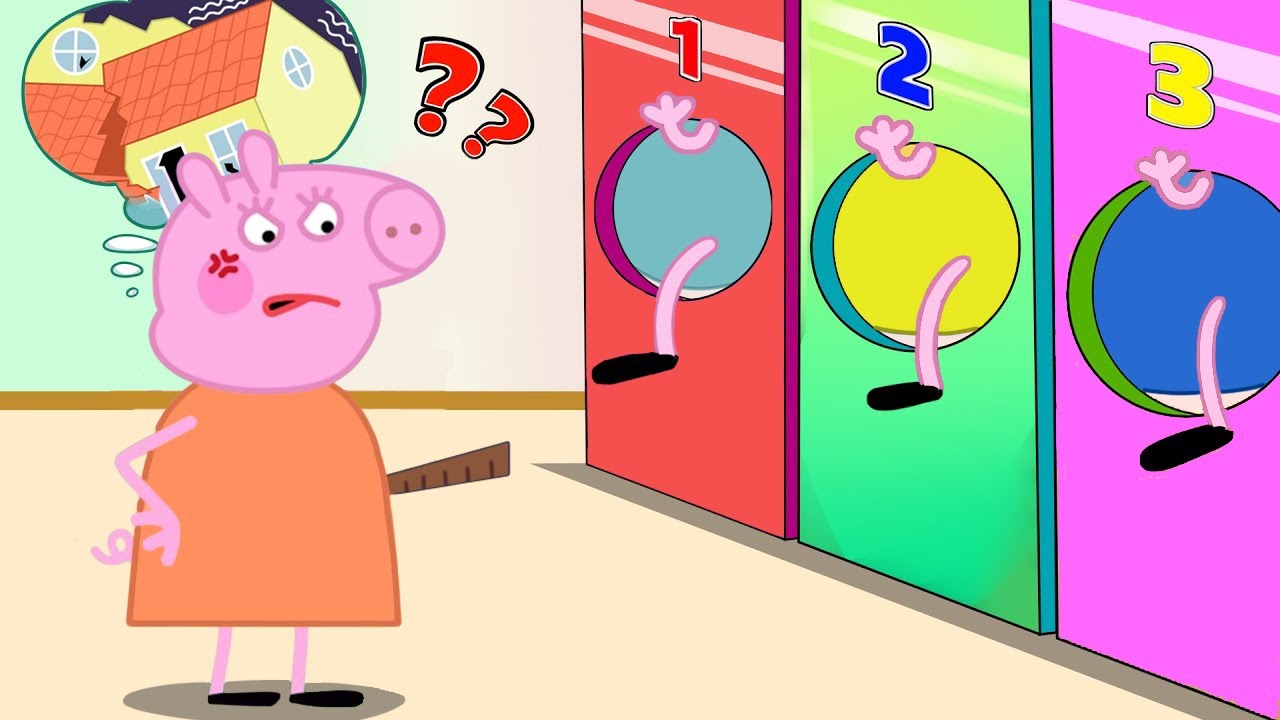 Can Mummy Pig Pick the Right House Breaker??? 😂 - Peppa Funny Animation