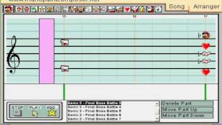 Sonic 3 Final Boss Battle on Mario Paint Composer