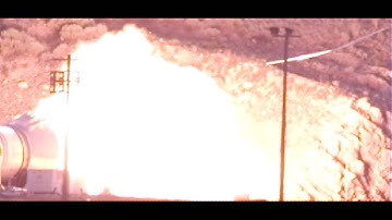 QM-2 Static Ground Test of SLS Five-Segment Solid Rocket Motor