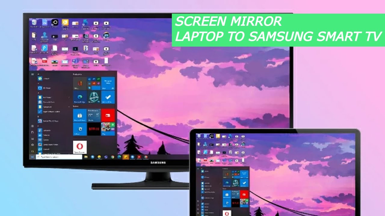 How to mirror laptop screen to Samsung SmartTV I Share your laptop screen on your Samsung TV