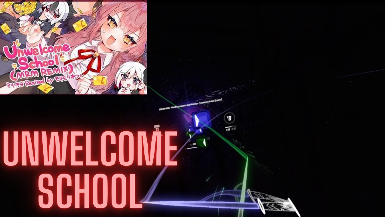 GOD, I HATE THIS MAP | Mitsukiyo - Unwelcome School (MRM REMIX) | Beat Saber