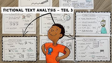 Fictional Text Analysis 3 - in Sketchnotes (Stylistic Devices, Plot & Characterisation)