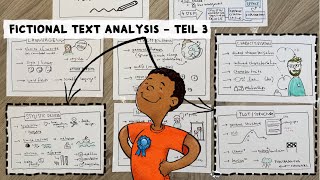 Fictional Text Analysis 3 - in Sketchnotes (Stylistic Devices, Plot & Characterisation)