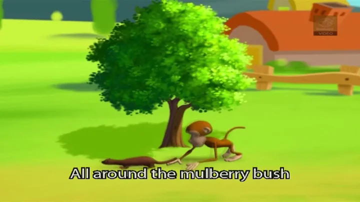 All Around The Mulberry Bush (With Lyrics) - Nursery Rhymes for Kids