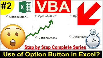 #11 Option Button in EXCEL VBA || Macros in Excel || VBA Excel Tutorial