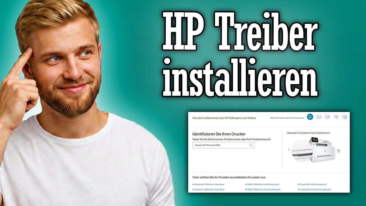 HP Drucker Treiber installieren - Anleitung