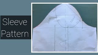 Sleeve Pattern:Drafted from Armscye Measurement #3 / Ruhoni Sewing 🧵
