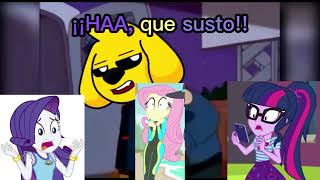 Las Mane 7 Reaccionan a Trollino ¡NO ELIJAS LA PUERTA EQUIVOCADA DE LOS COMPAS EXE!