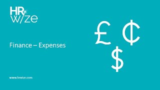 HRWize | Finance - Expenses