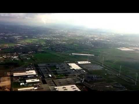 Landaanflug auf Leipzig