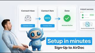 How to Start Using AirDoc AI in 2 Minutes | Xero Invoice Automation Demo