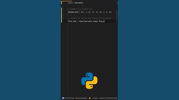 What’s the hack for flattening nested lists? Flatten Nested Lists in Seconds with itertools!