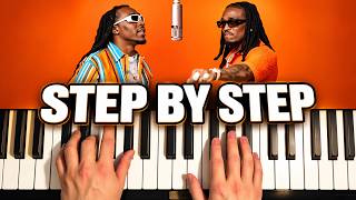 How To Play "Hotel Lobby" by Migos on Piano