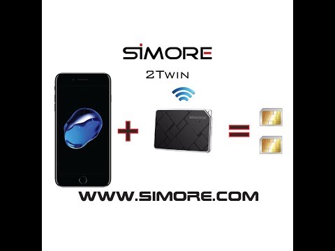 iPhone 7 Dual SIM Bluetooth adapter with 2 numbers active simultaneously - SIMore 2Twin